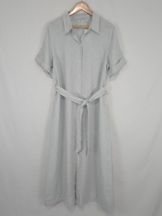 Wilfred Dresses & Skirts - Wilfred Aritzia Women's Eleta Linen Maxi Shirt Dress